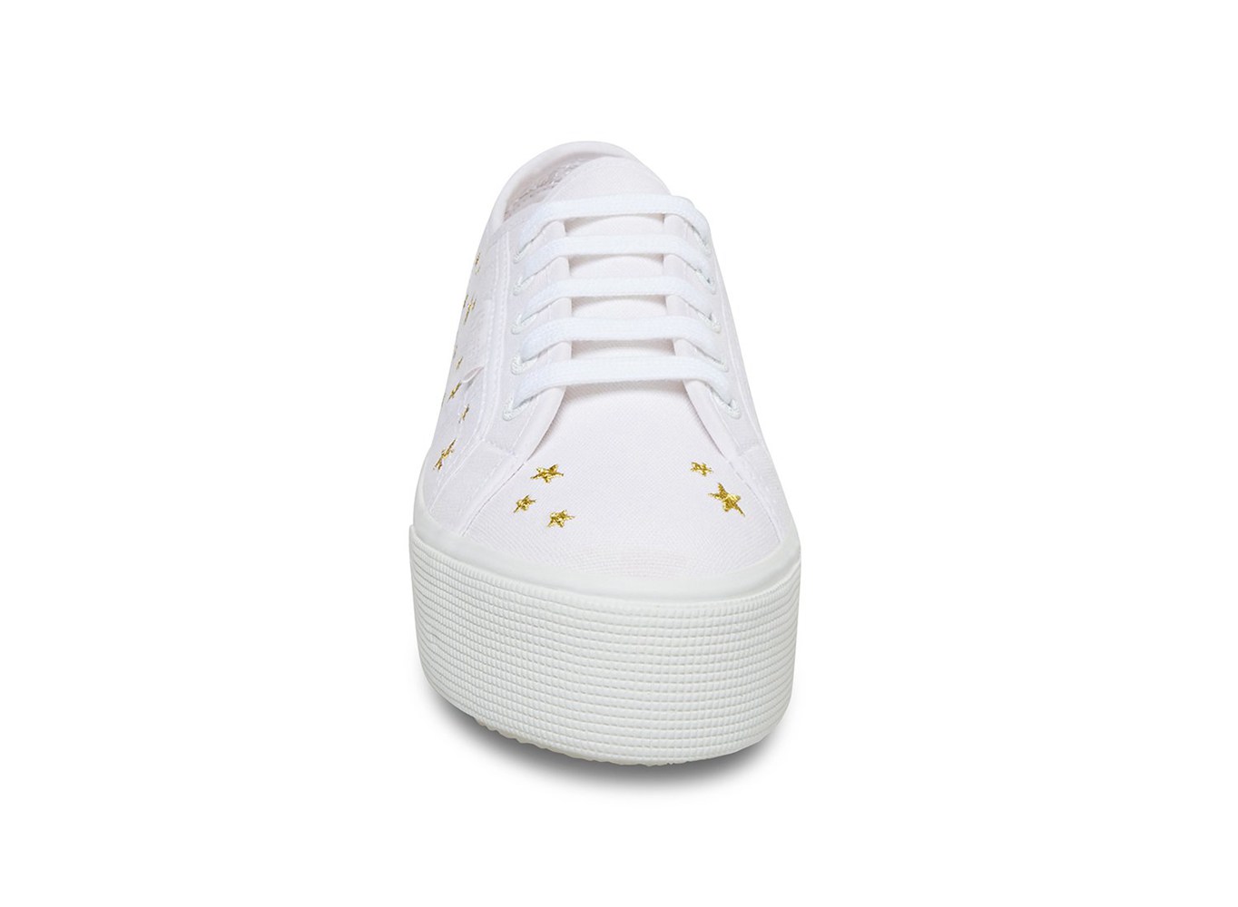 Superga Plataforma Mujer Blancas - 2790 Embroidery - 074529KYH